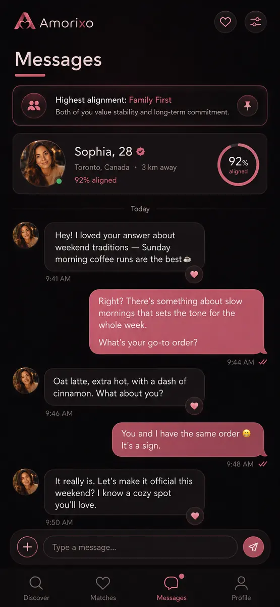 Chat screen