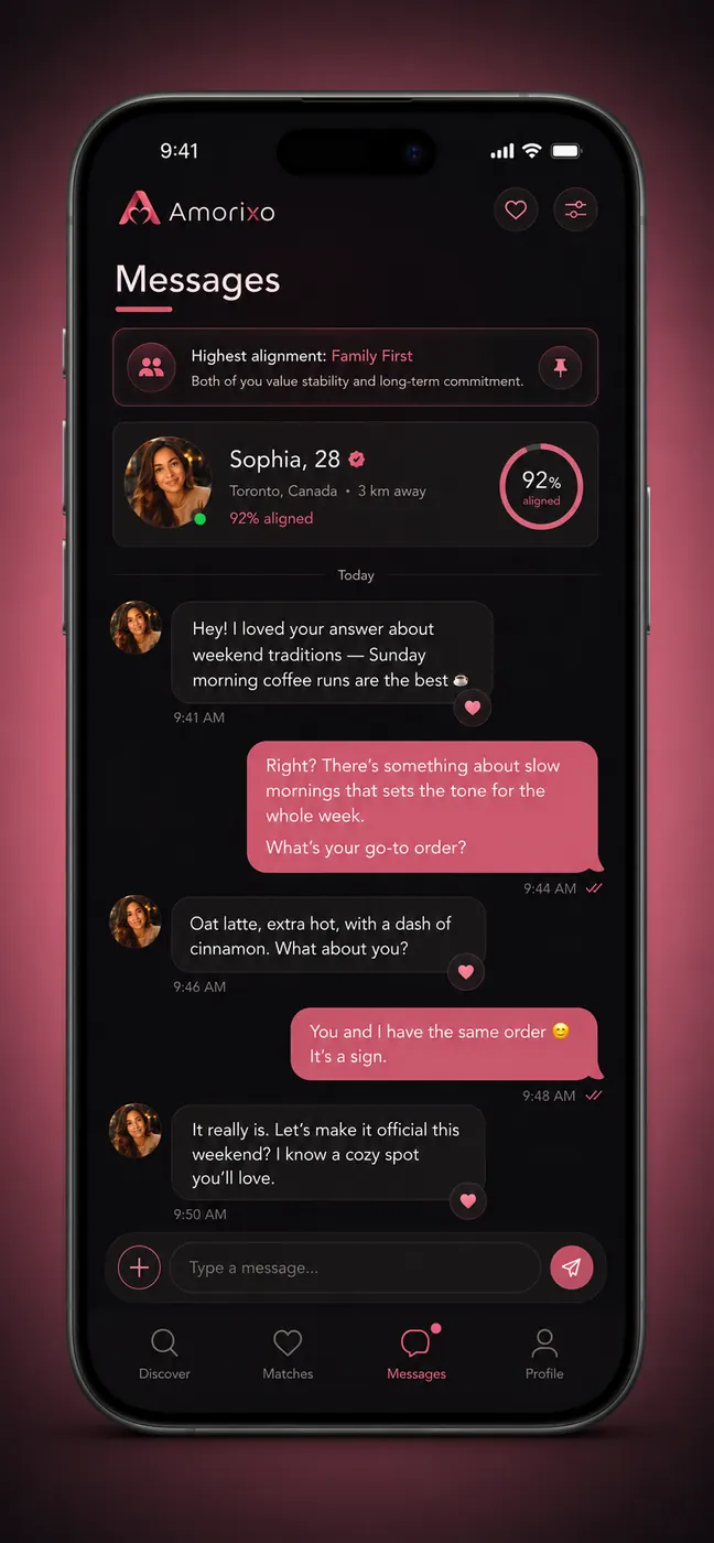 Chat screen
